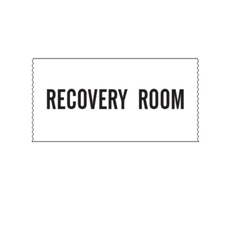 Printed Chart Tape - Recovery Room